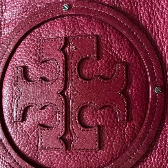 Tory Burch red leather tote bag - Picture 3 of 14